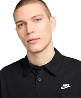 Nike Men's Club Oxford Button-Up Logo Shirt