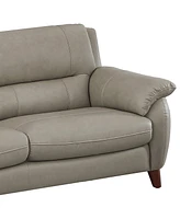 Lara 65" Top Grain Leather Loveseat