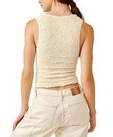 Free People Women's Love Letter Textured Sweetheart Cami