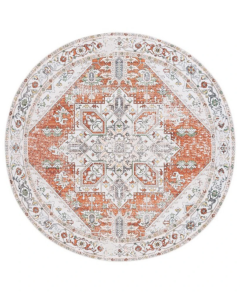 Safavieh Arizona Washable 120 ARZ120 6'x6' Round Area Rug