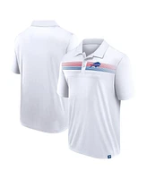 Fanatics Branded Men's White Buffalo Bills Victory For Us Interlock Polo