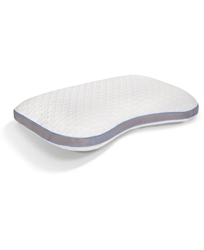 Bedgear Cooling Cuddle Curve Pillow Low Profile, Standard/Queen