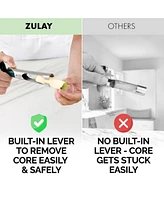 Zulay Kitchen Durable Stainless Steel Premium Apple Corer Remover