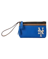 Dooney Bourke New York Mets Infield Double-Zip Wristlet