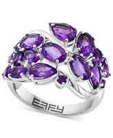 Effy Garnet Mixed Cut Cluster Ring (5-1/2 ct. t.w.) Sterling Silver (Also Amethyst)