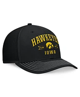 Top of the World Men's Black Iowa Hawkeyes Carson Trucker Adjustable Hat