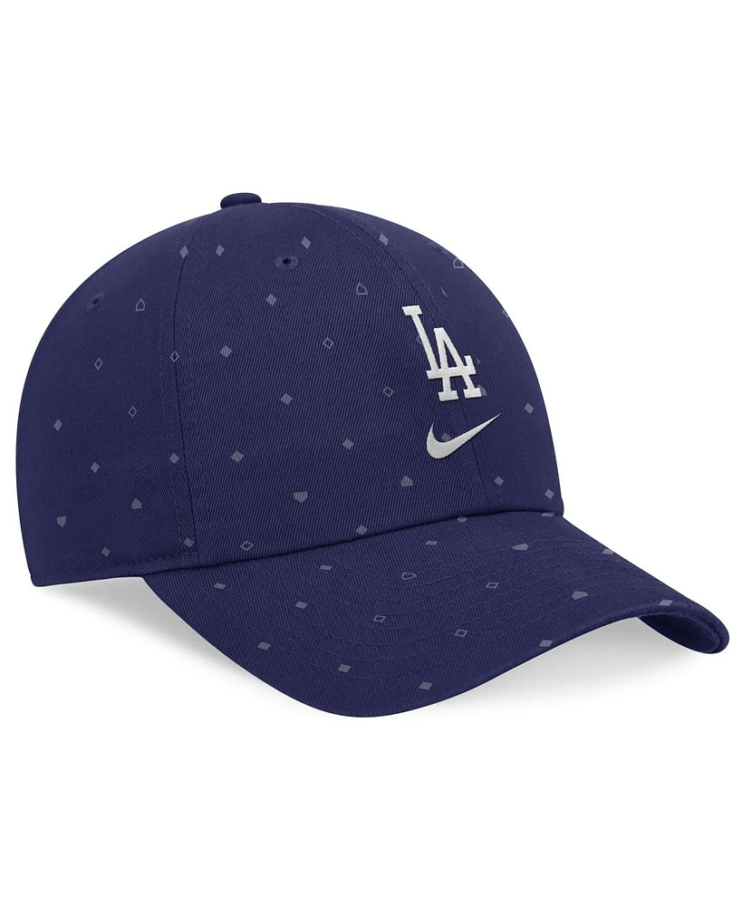 Nike Men's Royal Los Angeles Dodgers Primetime Print Club Adjustable Hat