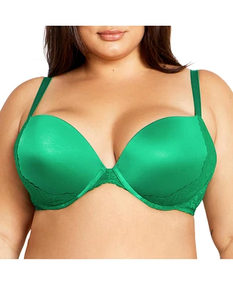 City Chic Plus Allure Push Up Bra