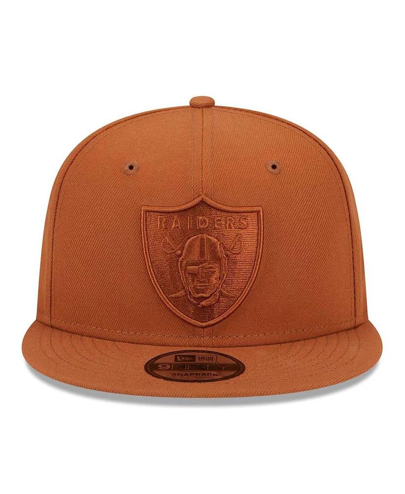 New Era Men's Brown Las Vegas Raiders Color Pack 9fifty Snapback Hat