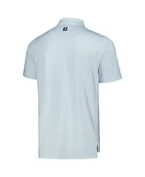 FootJoy Men's White The Players Dot Geo Print Lisle Polo