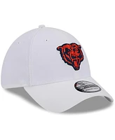 New Era Men's White Chicago Bears Main 39Thirty Flex Hat