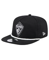 New Era Men's Black Colorado Rapids 2024 Kick Off Collection Golfer Snapback Hat