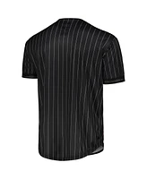 Reason Unisex Black Scarface Pinstripe Baseball Jersey