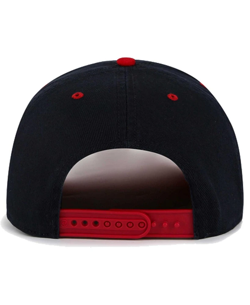 47 Brand Men's Navy Minnesota Twins Double Headed Baseline Hitch Adjustable Hat