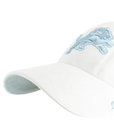 47 Women's White Detroit Lions Ballpark Cheer Clean Up Adjustable Hat
