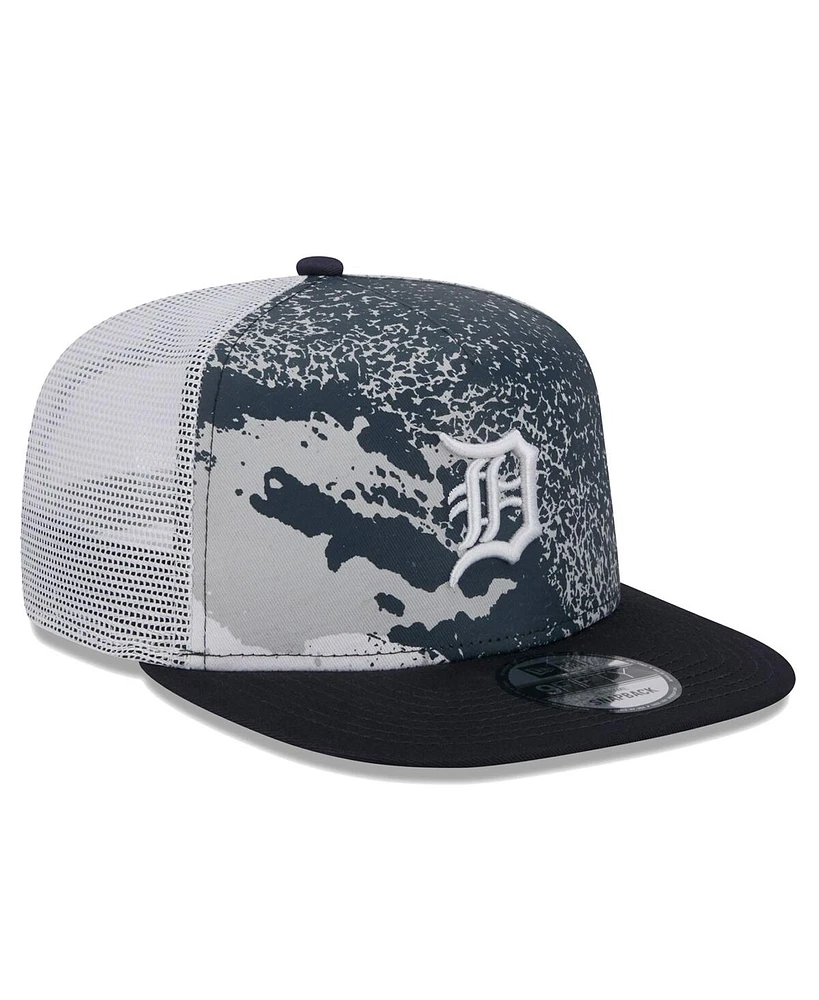 New Era Men's Navy Detroit Tigers Court Sport 9Fifty Snapback Hat