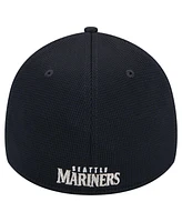 New Era Men's Navy Seattle Mariners Active Pivot 39Thirty Flex Hat