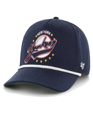 47 Brand Men's Navy New York Yankees Wax Pack Collection Premier Hitch Adjustable Hat