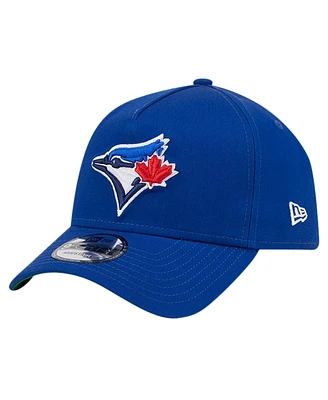 New Era Men's Royal Toronto Blue Jays Team Color A-Frame 9Forty Adjustable Hat