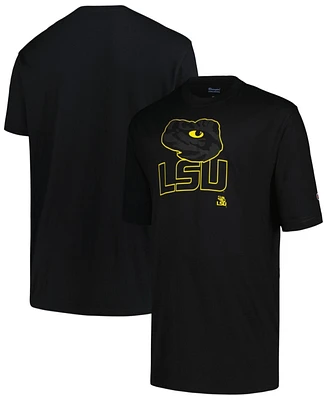 Profile Men's Black Lsu Tigers Big Tall Pop T-Shirt