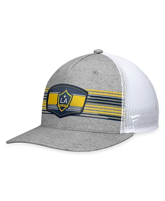 Fanatics Branded Men's Steel La Galaxy Stroke Trucker Snapback Hat