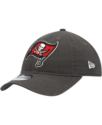New Era Youth Pewter Tampa Bay Buccaneers Main Core Classic 2.0 9Twenty Adjustable Hat