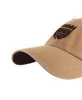 47 Brand Men's Tan Sacramento Kings Ballpark Clean Up Adjustable Hat