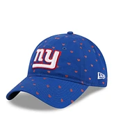 New Era Girls Toddler Royal New York Giants Hearts 9Twenty Adjustable Hat