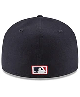 Men's New Era Navy California Angels Cooperstown Collection Wool 59FIFTY Fitted Hat