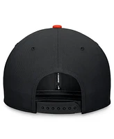Nike Men's Black/Orange San Francisco Giants Evergreen Two-Tone Snapback Hat