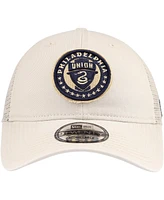 New Era Men's Tan Philadelphia Union Game Day 9Twenty Adjustable Trucker Hat