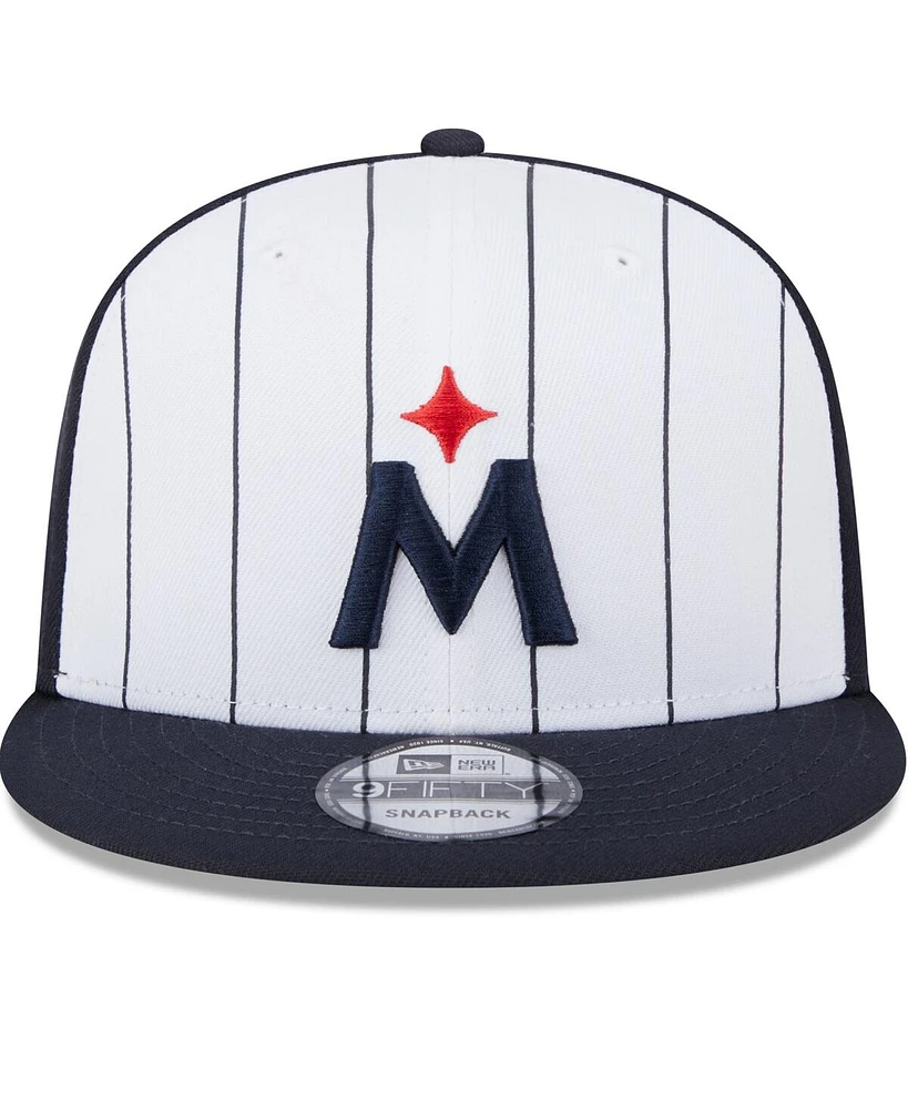 New Era Men's White Minnesota Twins 2024 Batting Practice 9Fifty Snapback Hat