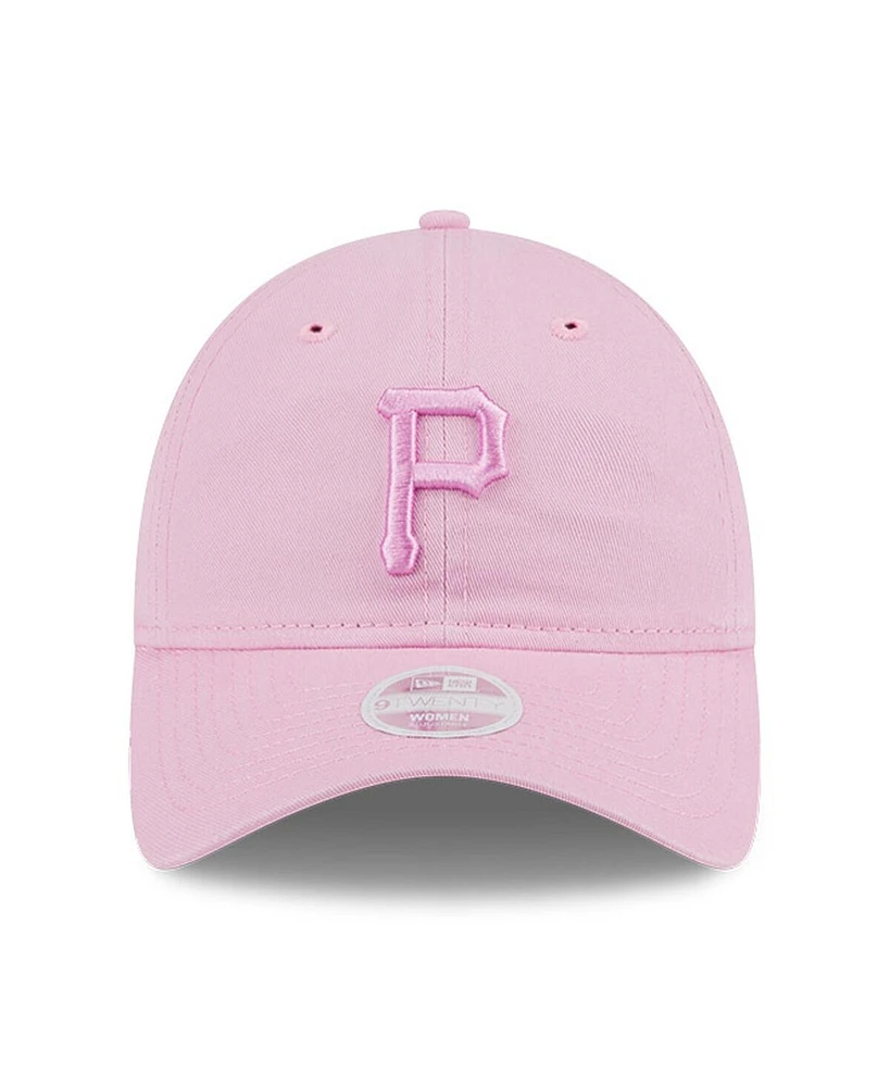 New Era Women's Pittsburgh Pirates Fondant Pink 9Twenty Adjustable Hat