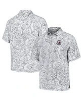 Tommy Bahama Men's Gray South Carolina Gamecocks Tropical Score IslandZone Polo