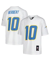 Outerstuff Youth Justin Herbert White Los Angeles Chargers Replica Player Jersey