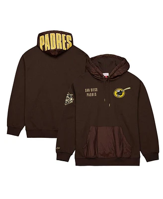 Mitchell Ness Men's Brown San Diego Padres Team Og 2.0 Current Logo Pullover Hoodie