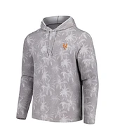 Tommy Bahama Men's Gray New York Mets Palm Frenzy Hoodie Long Sleeve T-Shirt