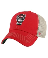 47 Brand Men's Red Nc State Wolfpack Trawler Clean Up Adjustable Hat