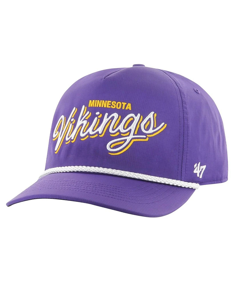 47 Brand Men's Purple Minnesota Vikings Fairway Hitch brrr Adjustable Hat