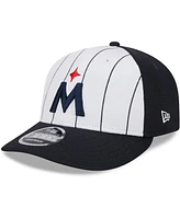 New Era Men's White Minnesota Twins 2024 Batting Practice Low Profile 9Fifty Snapback Hat