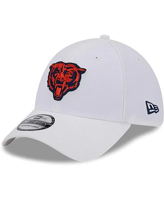 New Era Men's White Chicago Bears Main 39Thirty Flex Hat