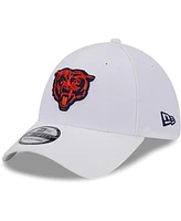 New Era Men's White Chicago Bears Main 39Thirty Flex Hat