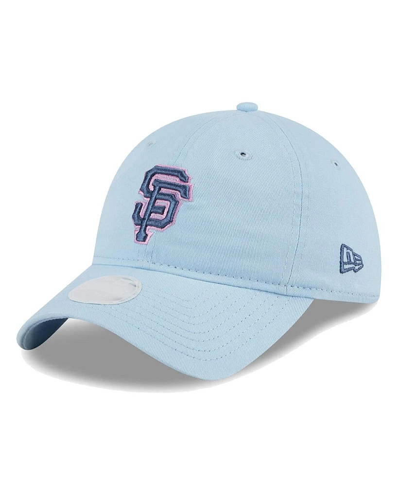 New Era Women's San Francisco Giants Multi Light Blue 9Twenty Adjustable Hat