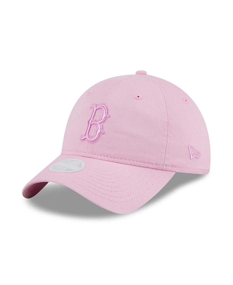 New Era Women's Boston Red Sox Fondant Pink 9Twenty Adjustable Hat