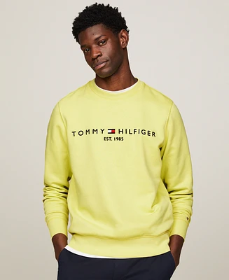 Tommy Hilfiger Men's Embroidered Logo Fleece Sweatshirt