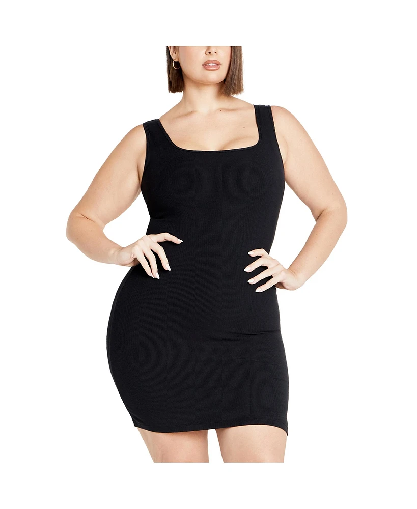 City Chic Plus Size Bodycon Shaper Dress