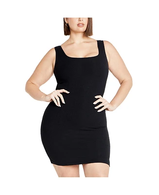 City Chic Plus Size Bodycon Shaper Dress