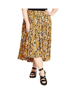 City Chic Plus Bianca Skirt