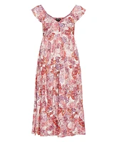 City Chic Women's Blushing Beauty Maxi Dress