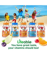 Lifeable Vitamin D for Kids 1,000 Iu Gummies - Bone Health And Immunity - Great Tasting Natural Flavor, Dietary Supplement Vitamins - 60 Gummies